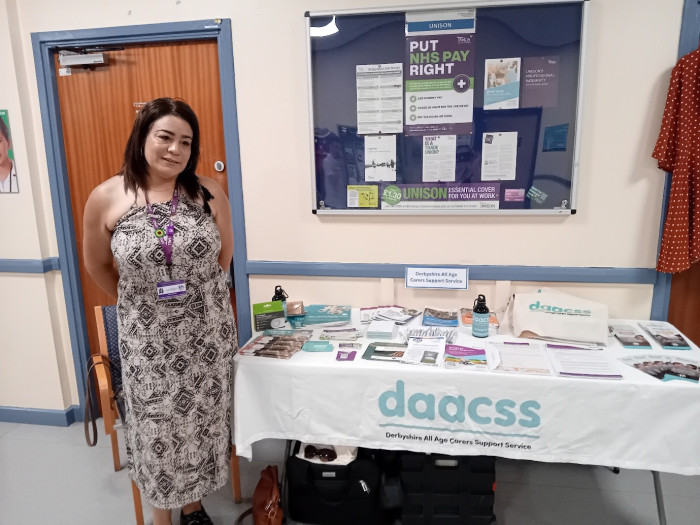 Information Point at Florence Nightingale Hospital, Derby