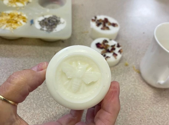 Soap making at Tissington